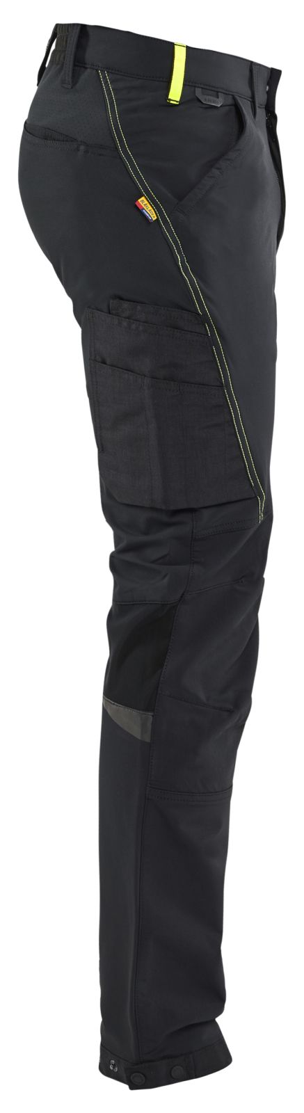 Blaklader Broeken 14221645 zwart-fluo geel(9933)
