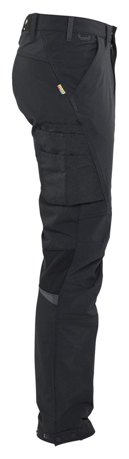 Blaklader Broeken 14221645 zwart-donkergrijs(9998)