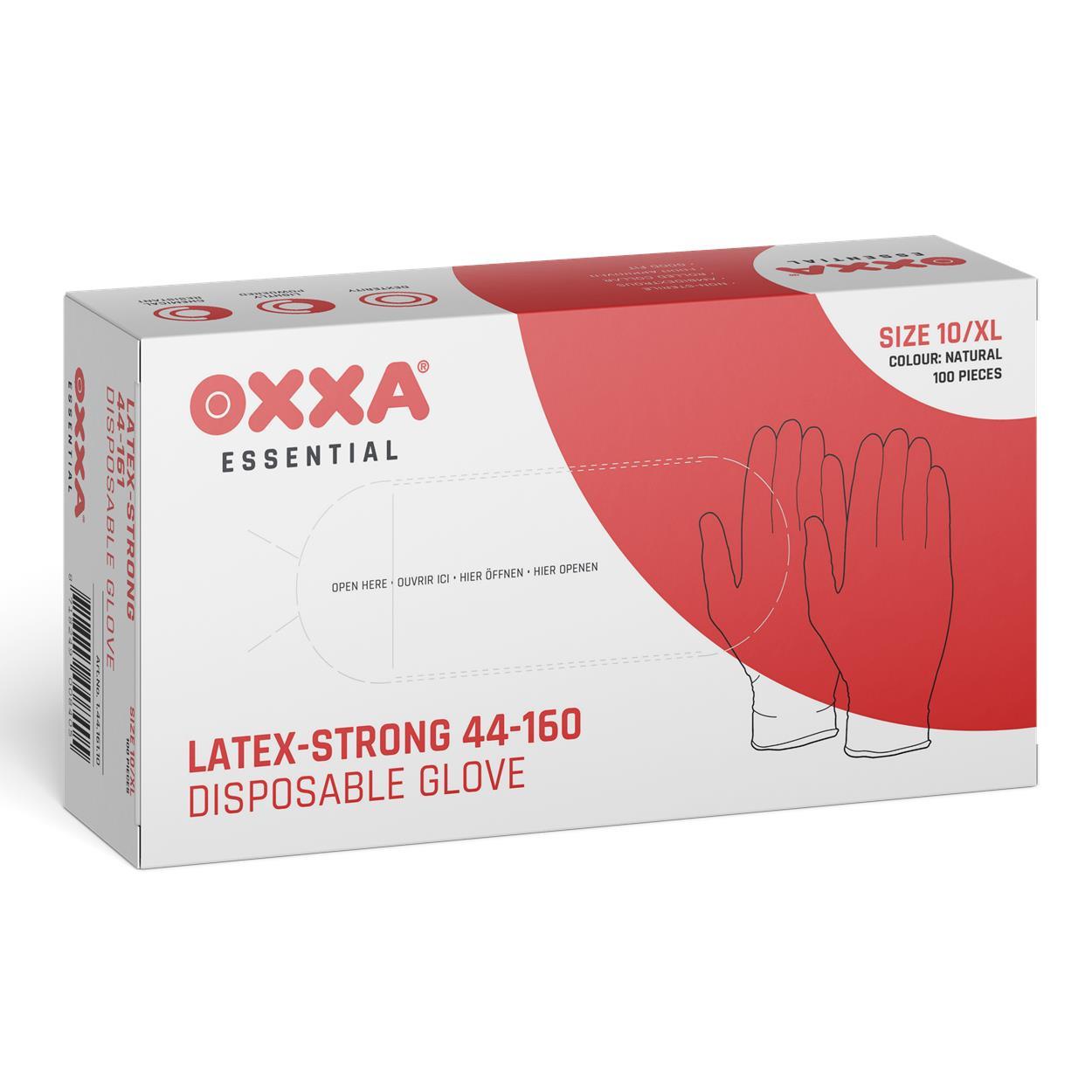 OXXA Essential Handschoen Latex-Strong 44-160 naturel
