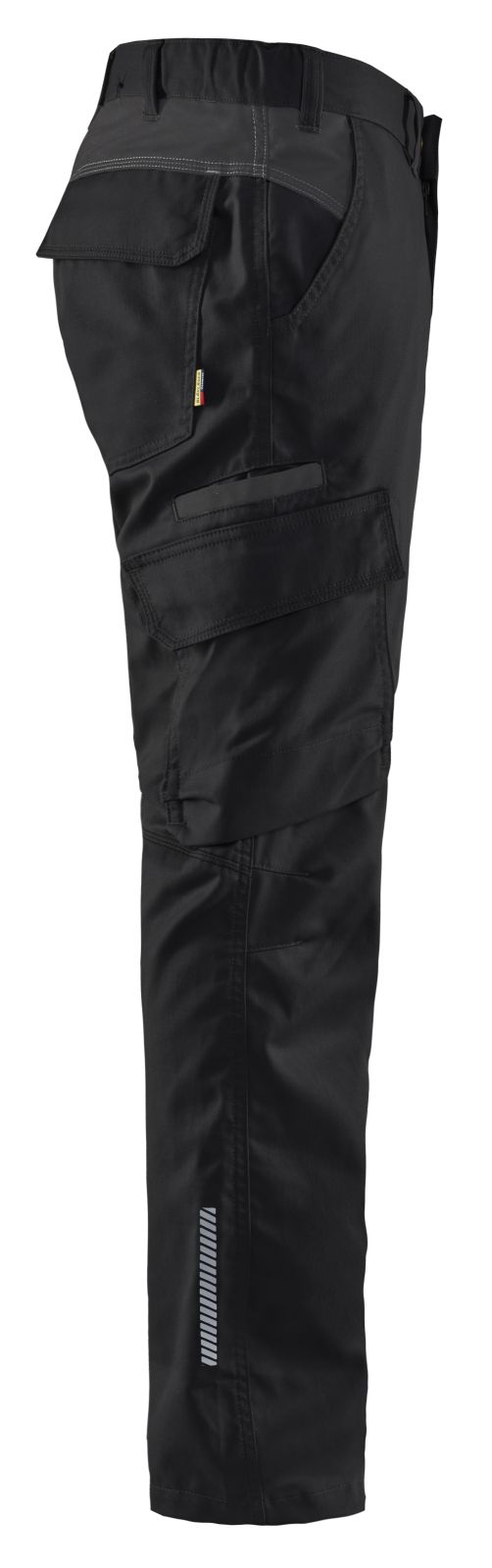 Blaklader Werkbroeken 14441832 zwart-donkergrijs(9998)