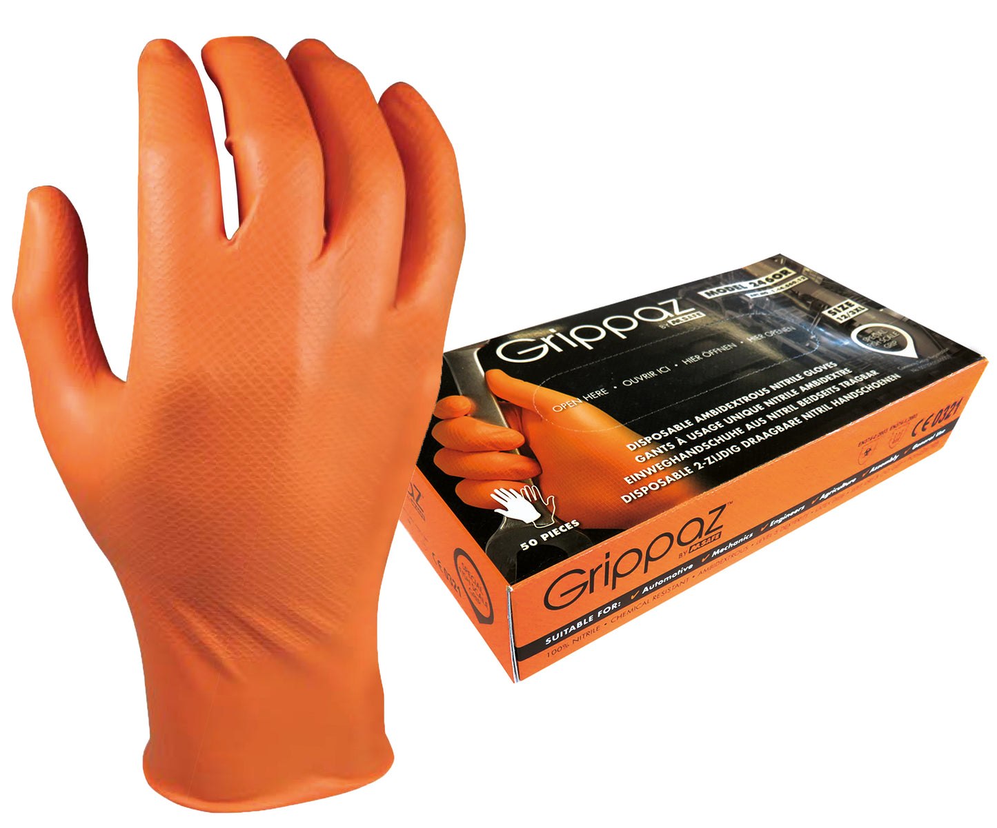 OXXA Premium Handschoen X-Grippaz-Pro 44-560 oranje
