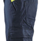 Blaklader Industrie Shorts 14461832 kort stretch reflectie donker marineblauw-fluo geel(8633)