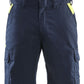 Blaklader Industrie Shorts 14461832 kort stretch reflectie donker marineblauw-fluo geel(8633)