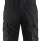 Blaklader Broeken 14461832 zwart-rood(9956)