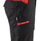 Blaklader Broeken 14461832 zwart-rood(9956)