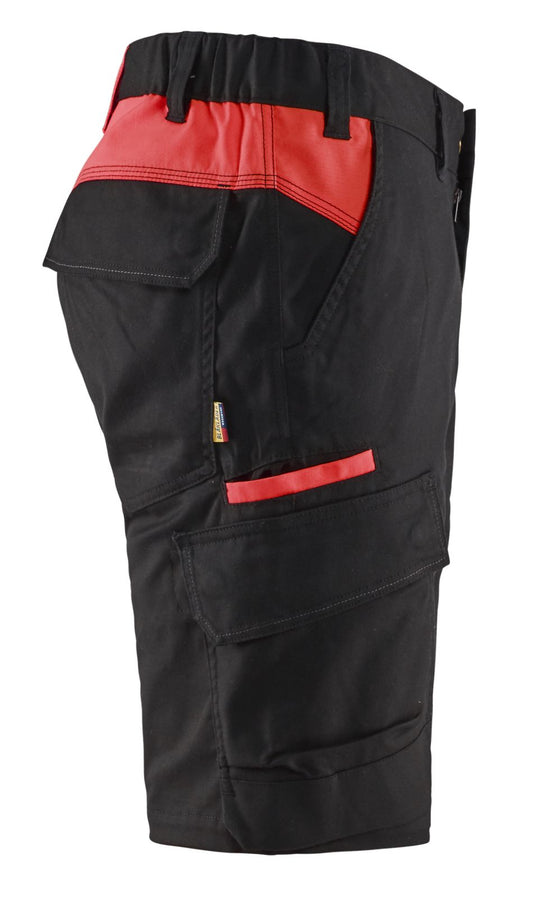 Blaklader Broeken 14461832 zwart-rood(9956)