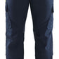 Blaklader Industrie Werkbroeken 14481832 stretch kniezakken reflectie donker marineblauw-fluo geel(8633)