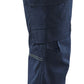 Blaklader Industrie Werkbroeken 14481832 stretch kniezakken reflectie donker marineblauw-fluo geel(8633)