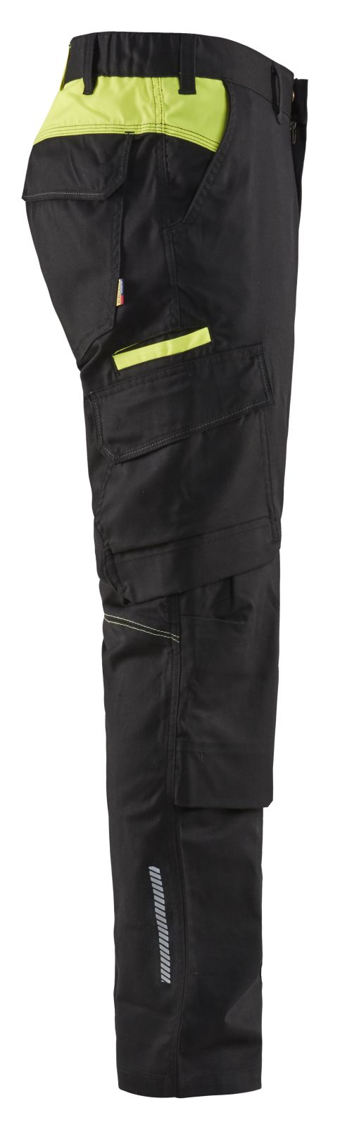 Blaklader Broeken 14481832 zwart-fluo geel(9933)