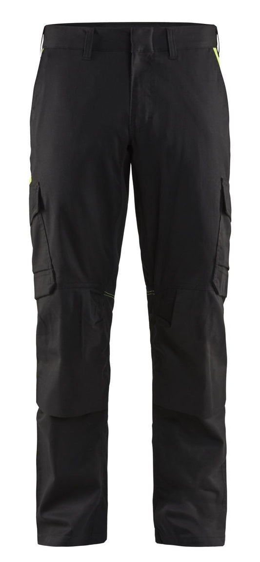 Blaklader Broeken 14481832 zwart-fluo geel(9933)