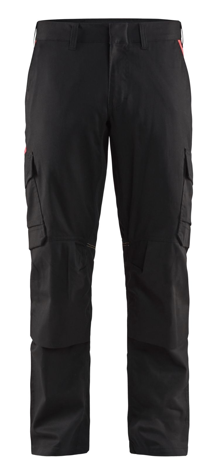 Blaklader Broeken 14481832 zwart-rood(9956)