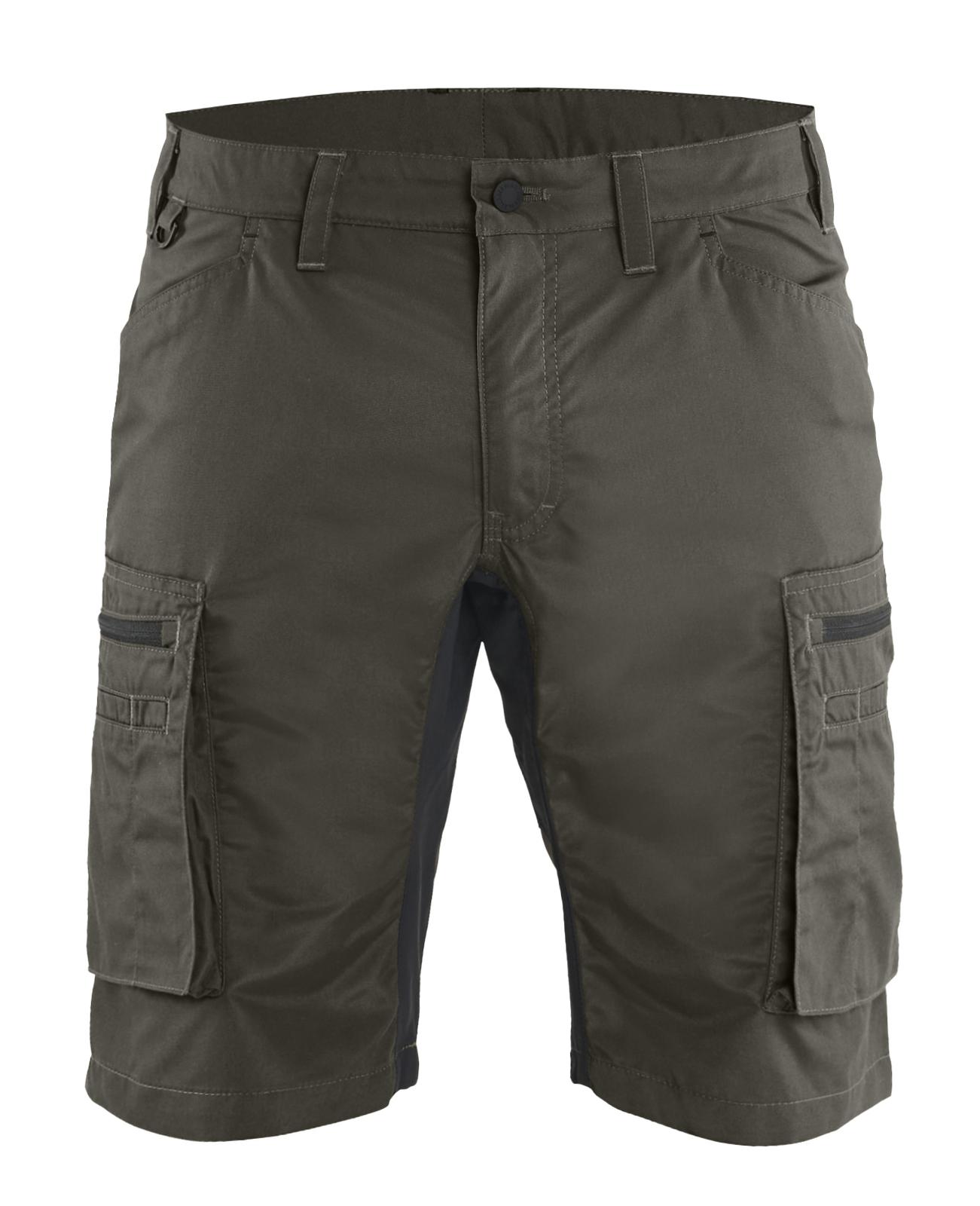 Blaklader Industrie/Service Shorts 14491845 stretch Service groen-zwart(4599)