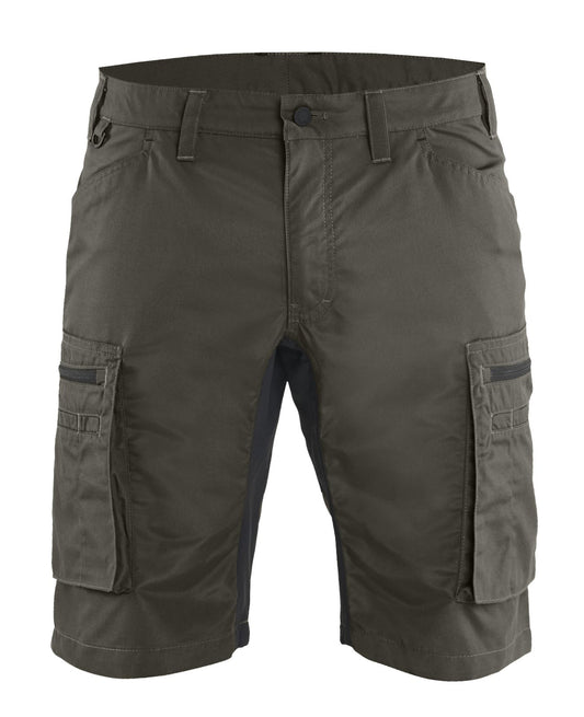 Blaklader Industrie/Service Shorts 14491845 stretch Service groen-zwart(4599)