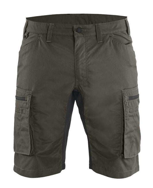 Blaklader Industrie/Service Shorts 14491845 stretch Service groen-zwart(4599)