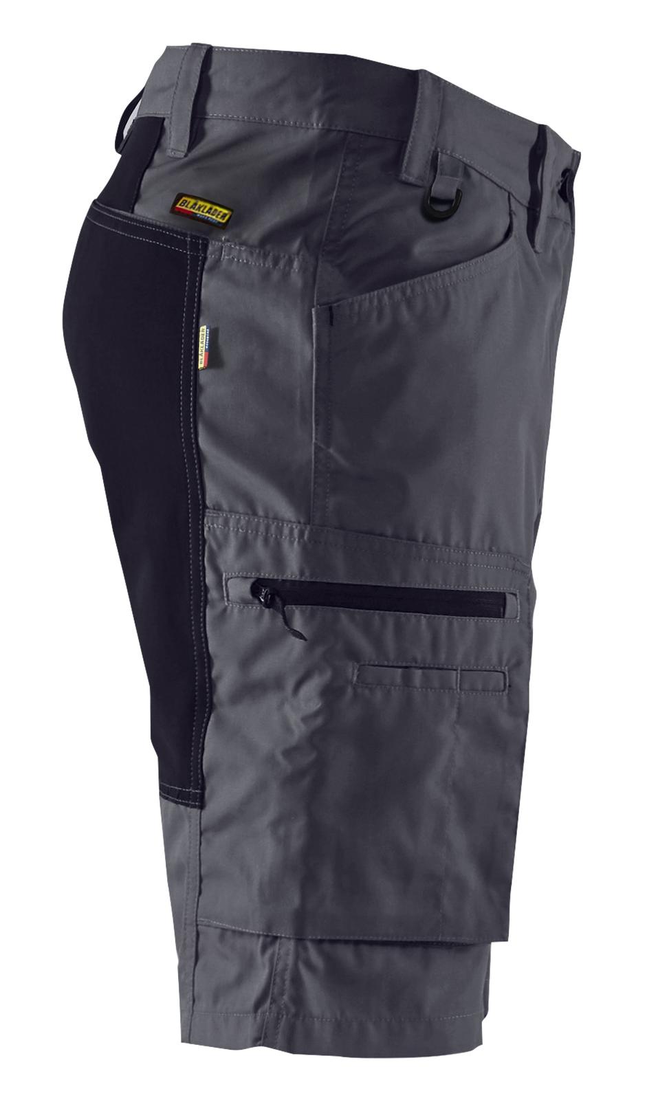 Blaklader shorts 14491845 midden grijs-zwart(9699)