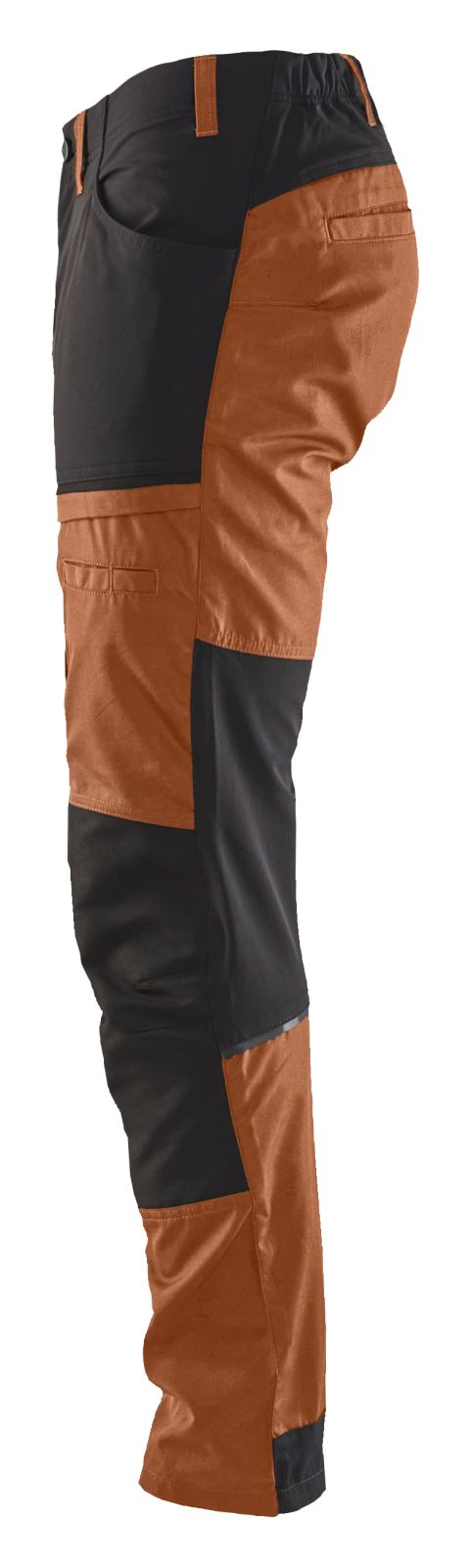 Blaklader Industrie/Service Stretch Werkbroeken 14561845 roest-zwart(4099)