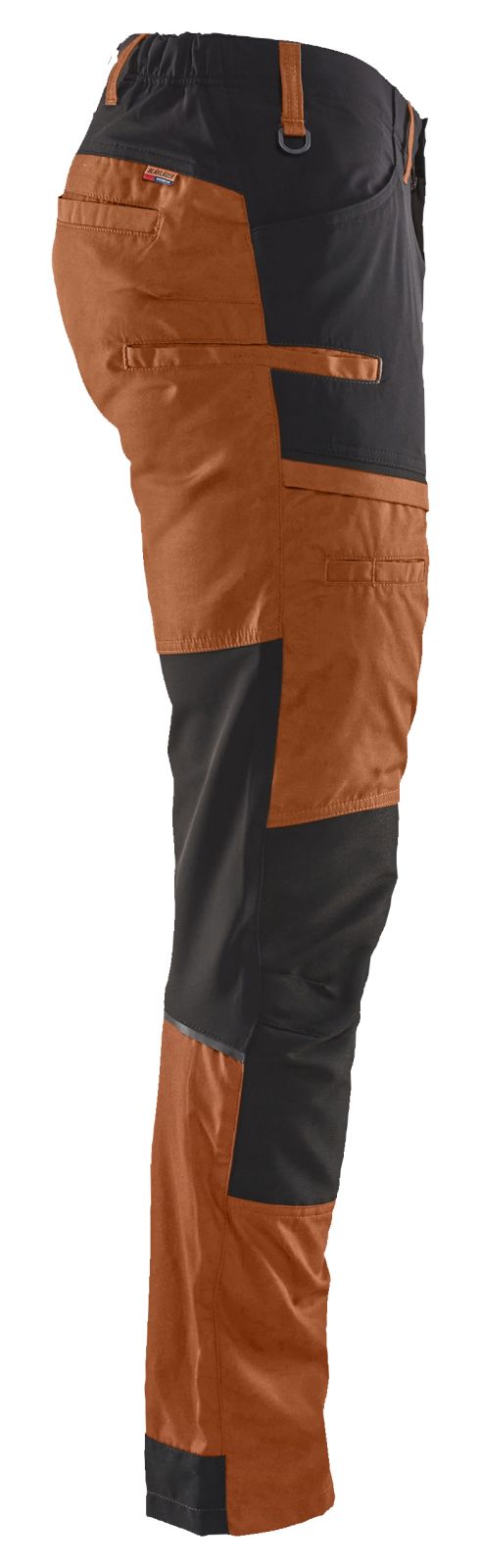 Blaklader Industrie/Service Stretch Werkbroeken 14561845 roest-zwart(4099)