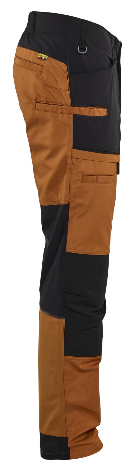 Blaklader Industrie/Service Werkbroeken 14561845 stretch roest-zwart(4099)