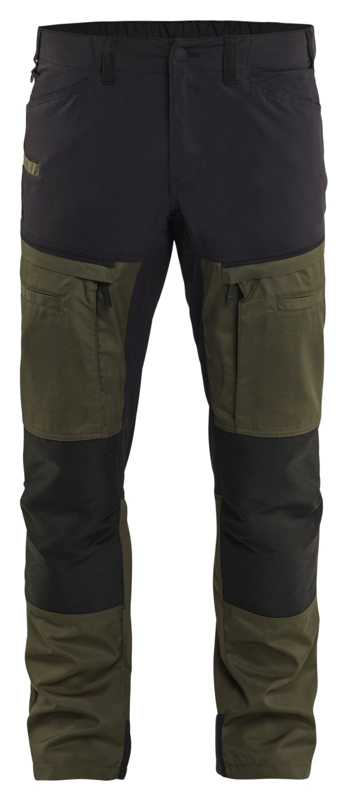 Blaklader Industrie/Service Stretch Werkbroeken 14561845 donker herfstgroen-zwart(4298)
