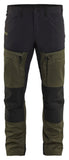 Blaklader Industrie/Service Stretch Werkbroeken 14561845 donker herfstgroen-zwart(4298)