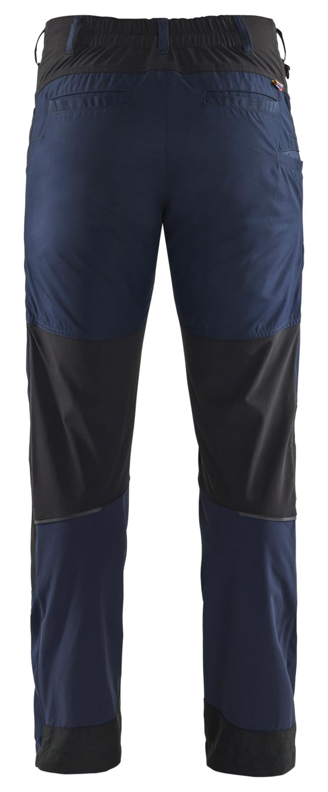 Blaklader Industrie/Service Broeken 14561845 stretch donker marineblauw-zwart(8699)