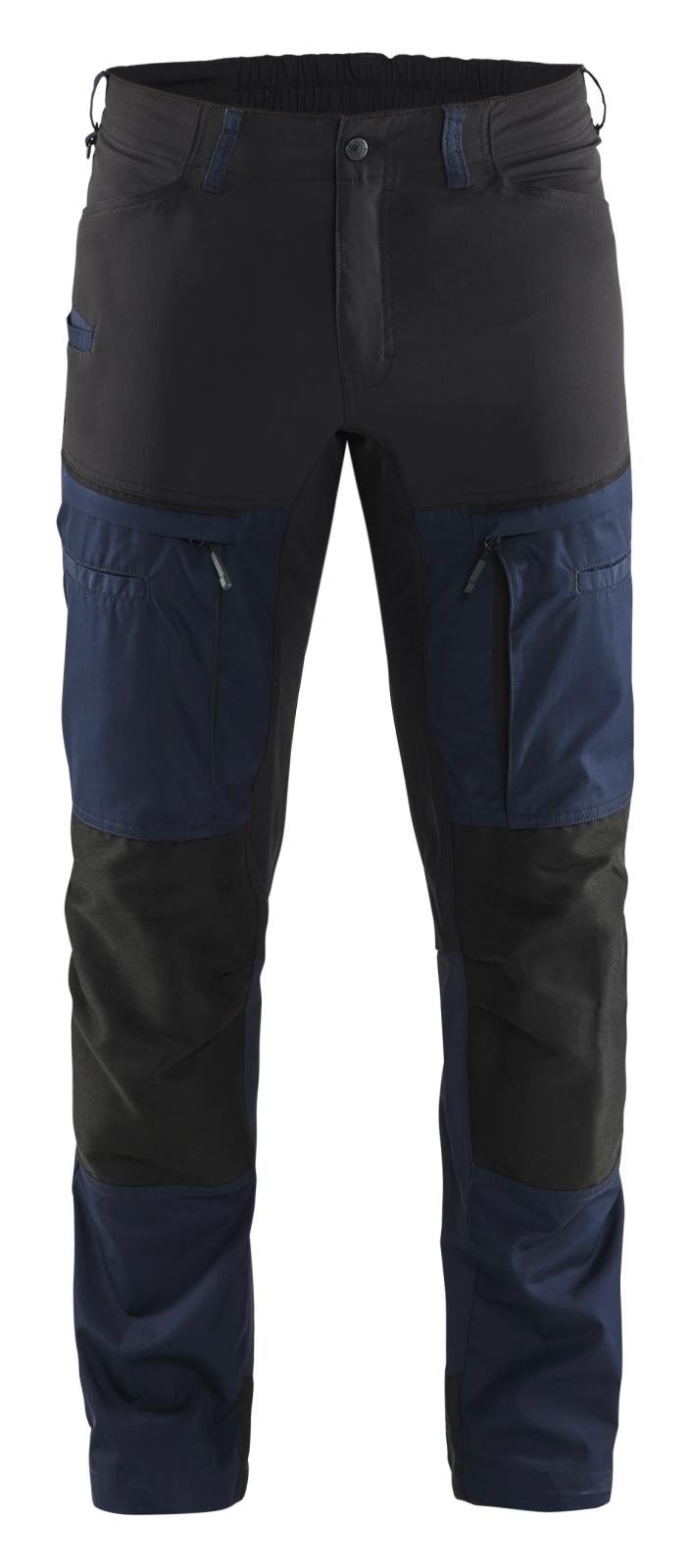 Blaklader Industrie/Service Broeken 14561845 stretch donker marineblauw-zwart(8699)