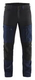 Blaklader Industrie/Service Broeken 14561845 stretch donker marineblauw-zwart(8699)