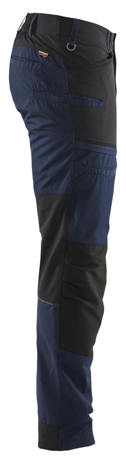 Blaklader Industrie/Service Broeken 14561845 stretch donker marineblauw-zwart(8699)