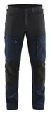 Blaklader Industrie/Service Broeken 14561845 stretch donker marineblauw-zwart(8699)