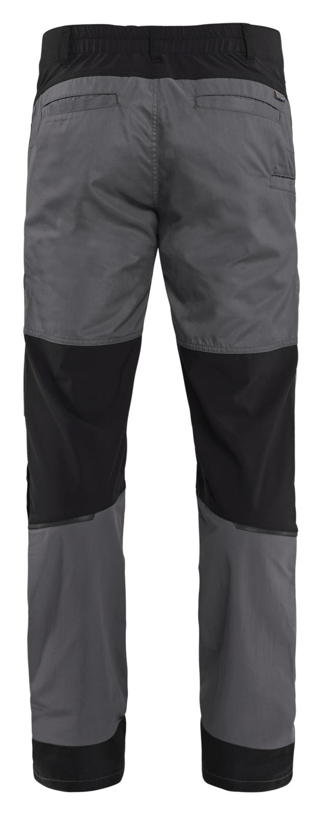 Blaklader Industrie/Service Werkbroeken 14561845 stretch midden grijs-zwart(9699)
