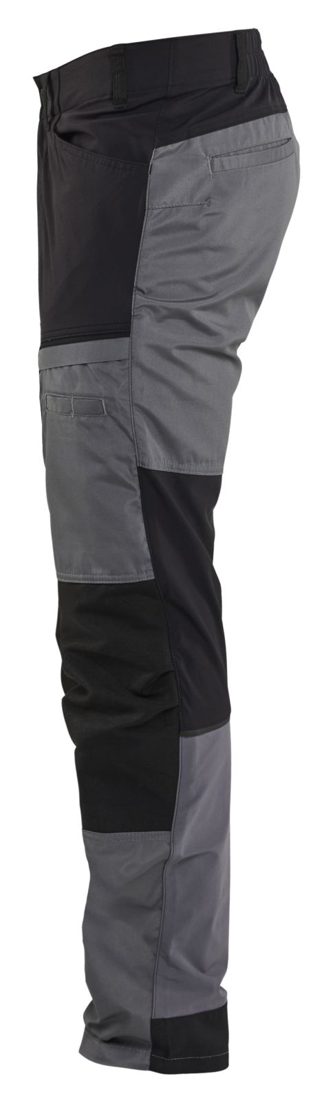 Blaklader Industrie/Service Werkbroeken 14561845 stretch midden grijs-zwart(9699)