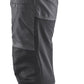 Blaklader Industrie/Service Stretch Werkbroeken 14561845 midden grijs-zwart(9699)