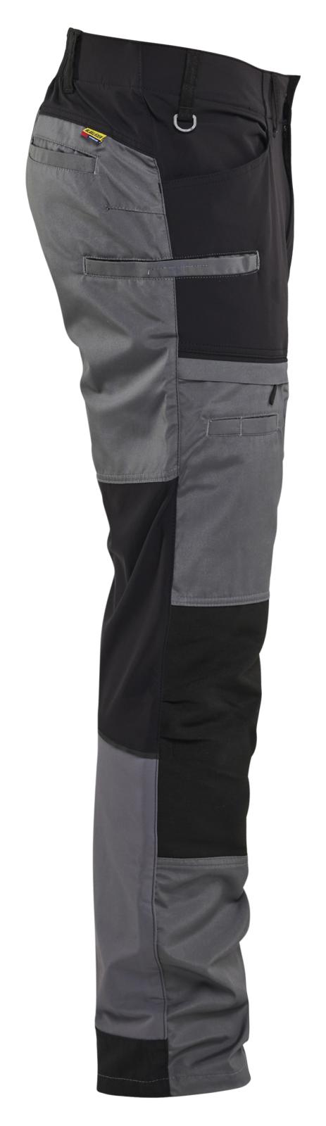 Blaklader Industrie/Service Werkbroeken 14561845 stretch midden grijs-zwart(9699)