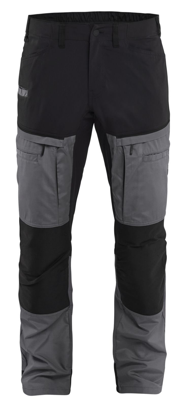 Blaklader Industrie/Service Werkbroeken 14561845 stretch midden grijs-zwart(9699)