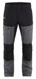 Blaklader Industrie/Service Stretch Werkbroeken 14561845 midden grijs-zwart(9699)
