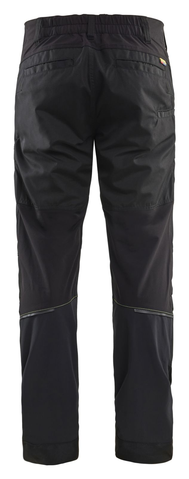 Blaklader Industrie/Service Broeken 14561845 stretch zwart-fluo geel(9933)