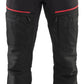 Blaklader Industrie/Service Broeken 14561845 stretch zwart-rood(9956)