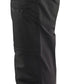 Blaklader Industrie/Service Broeken 14561845 stretch zwart-rood(9956)
