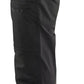 Blaklader Industrie/Service Broeken 14561845 stretch zwart-rood(9956)