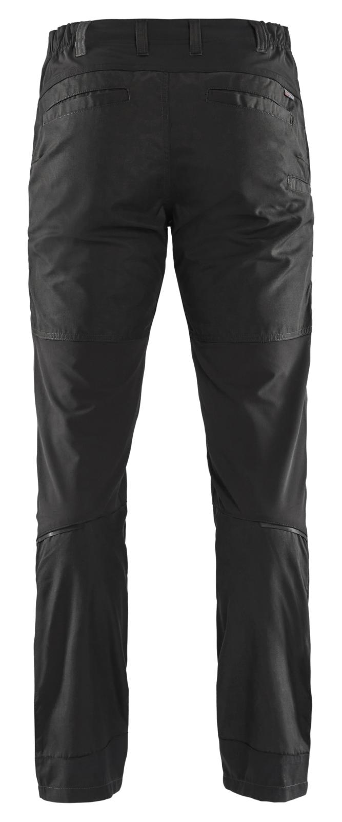 Blaklader Industrie/Service Broeken 14561845 stretch zwart-donkergrijs(9998)