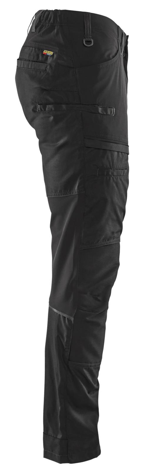 Blaklader Industrie/Service Broeken 14561845 stretch zwart-donkergrijs(9998)