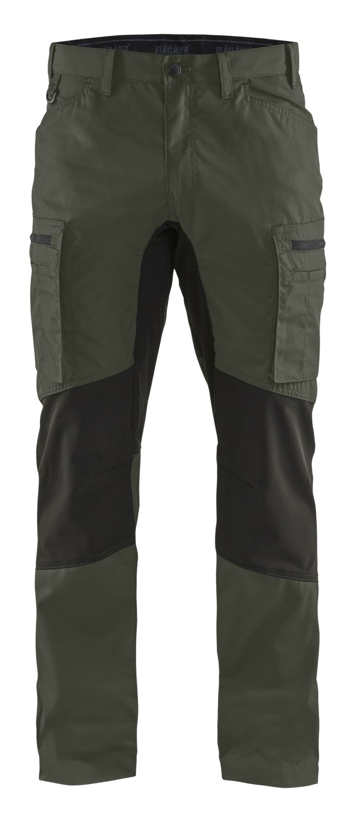Blaklader Broeken 14591845 met Stretch army groen-zwart(4699)