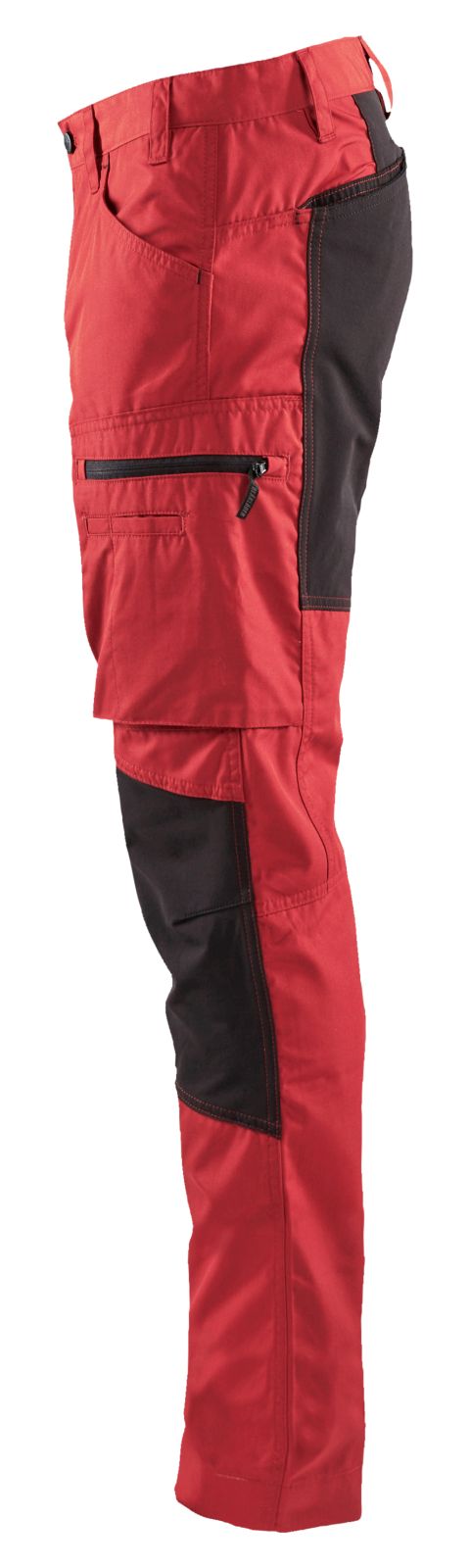 Blaklader Broeken 14591845 met Stretch rood-zwart(5699)