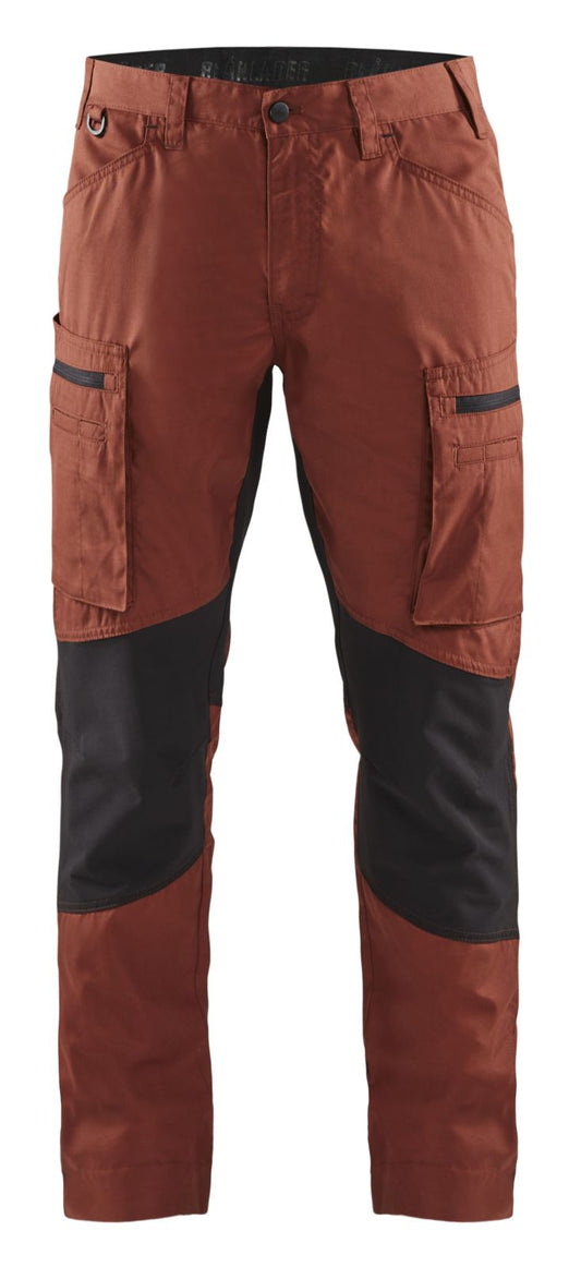 Blaklader Werkbroeken 14591845 gebrand rood-zwart(5999)