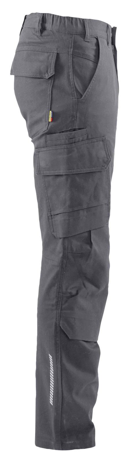 Blaklader Industrie Werkbroeken 14661344 stretch kniezakken midden grijs(9600)