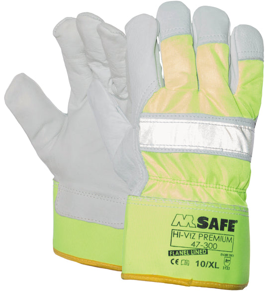 M-Safe Handschoenen 14730000 Hi-Viz HiVis fluo-geel
