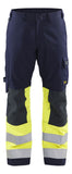 Blaklader Broeken 14781514 Multinorm marineblauw-geel(8933)