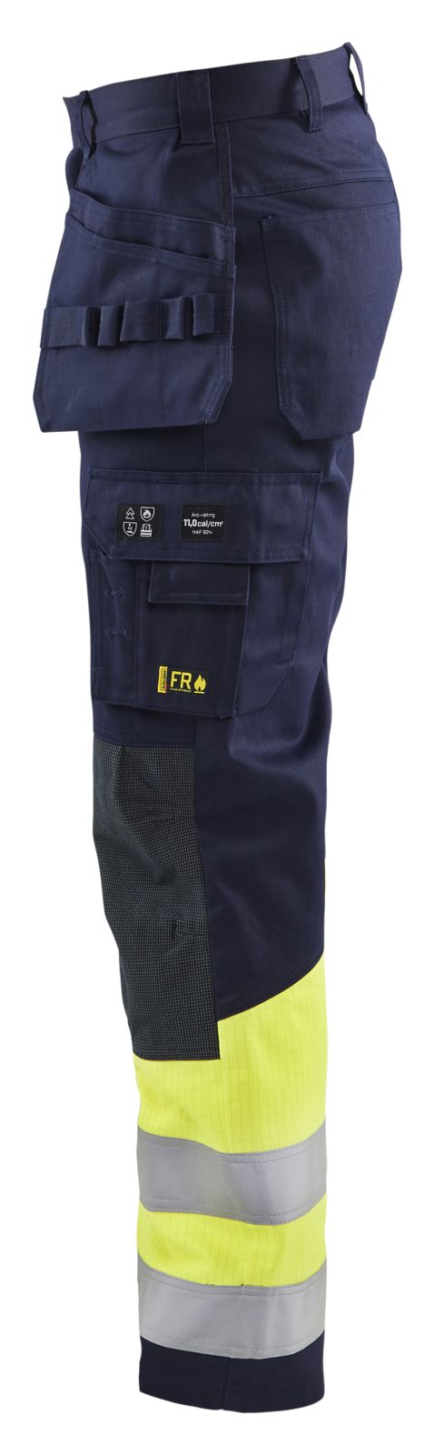 Blaklader Broeken 14791514 Multinorm marineblauw-geel(8933)