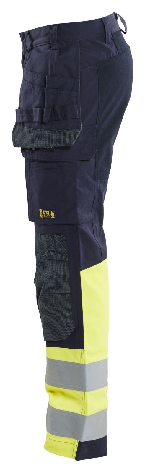 Blaklader Broeken 14871512 Multinorm marineblauw-fluo geel(8933)