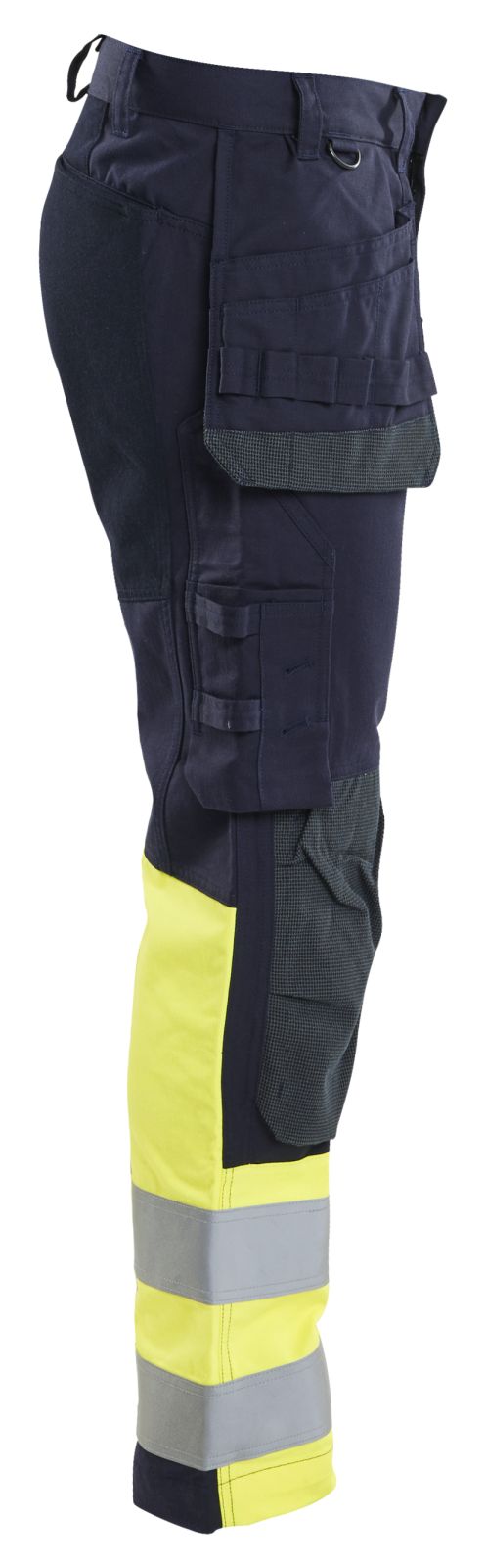 Blaklader Broeken 14871512 Multinorm marineblauw-fluo geel(8933)